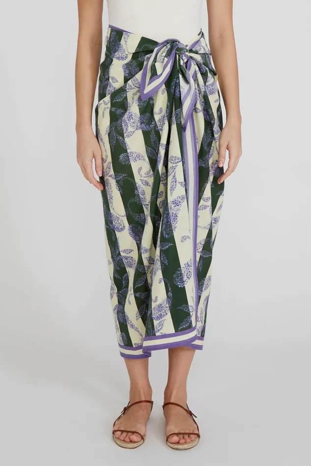 Paisley Sarong Bellflower Women Chan Luu Bottoms