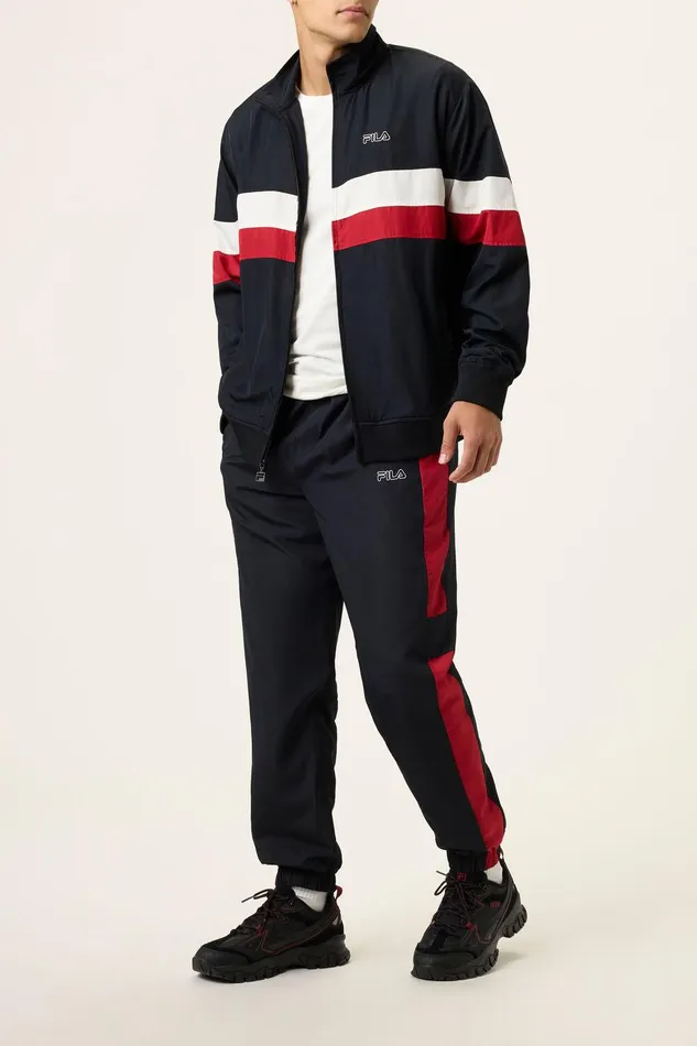 Pants and Shorts Men Fila Woven Track Pant 014 Blackwhiterior Pants and Shorts Men Fila Woven Track Pant 014 Blackwhiterior
