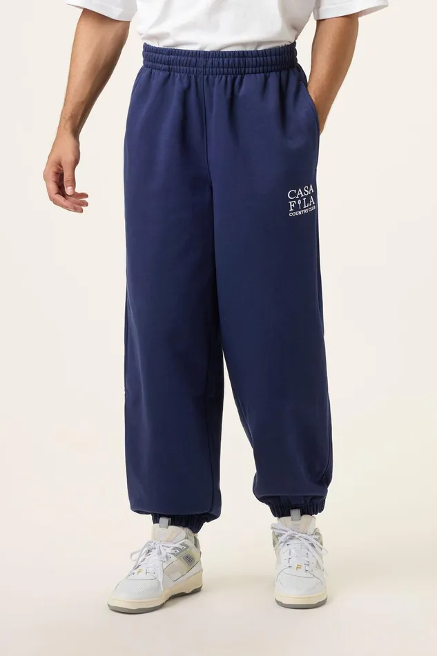 Pants and Shorts Women Fila CASA FILA Country Club Jogger 400 Fila Navy Pants and Shorts Women Fila CASA FILA Country Club Jogger 400 Fila Navy