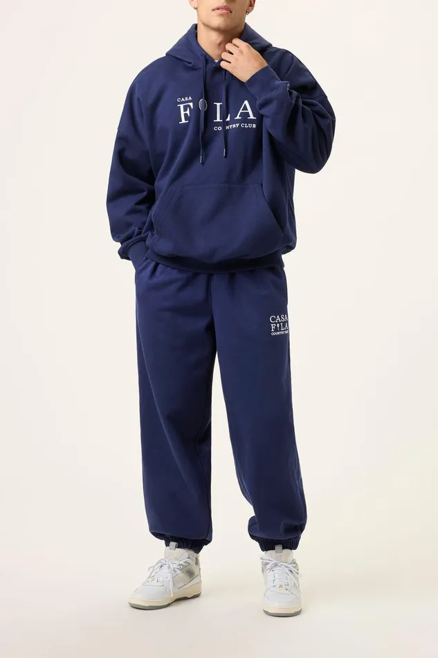 Pants and Shorts Women Fila CASA FILA Country Club Jogger 400 Fila Navy Pants and Shorts Women Fila CASA FILA Country Club Jogger 400 Fila Navy