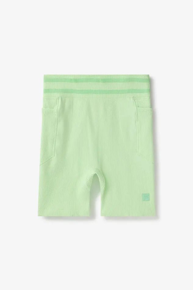 Pants and Shorts Women Fila Lucky Aces Seamless Bike Short 301 Patina Green