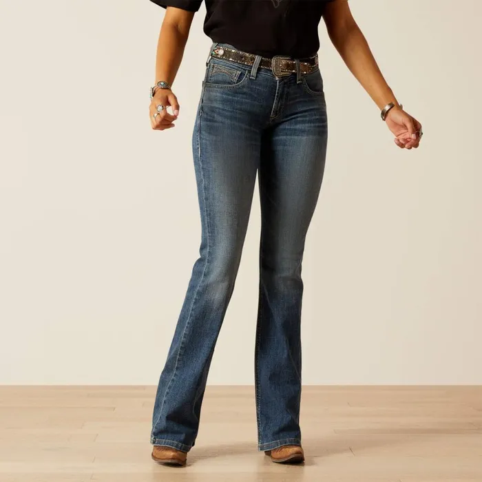 Perfect Rise Chopped Ella Boot Cut Toronto Women Ariat Denim