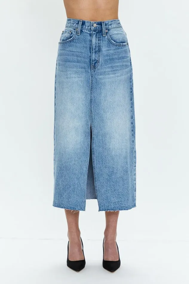 Pistola Denim Denim Women Alice Midi Skirt 8211 Skylark Skylark