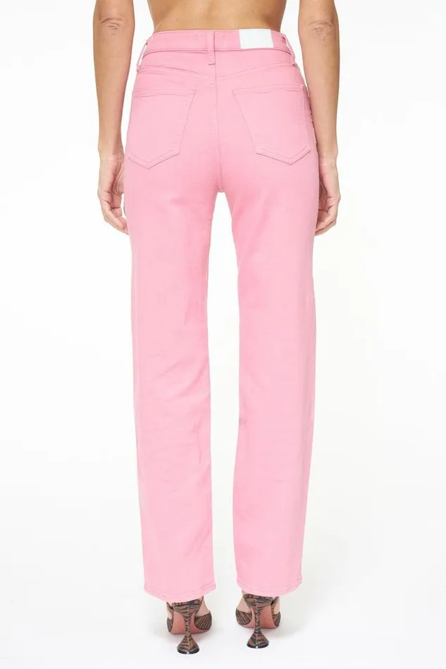 Pistola Denim Denim Women Cassie Super High Rise Straight 8211 Flamingo Flamingo