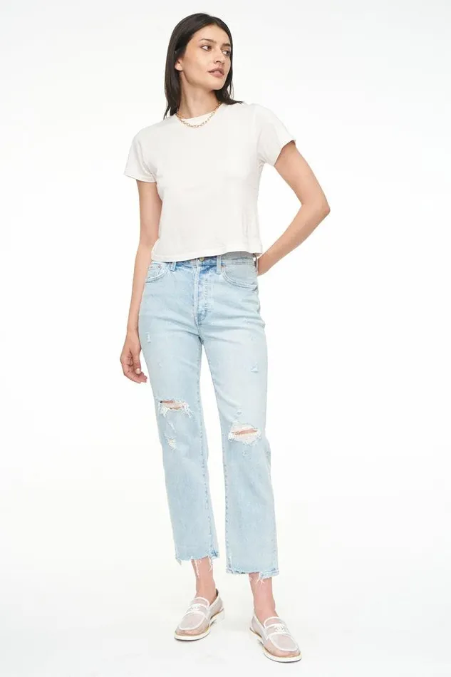Pistola Denim Denim Women Charlie High Rise Classic Straight Ankle 8211 Hilo Distressed Hilo Distressed Pistola Denim Denim Women Charlie High Rise Classic Straight Ankle 8211 Hilo Distressed Hilo Distressed