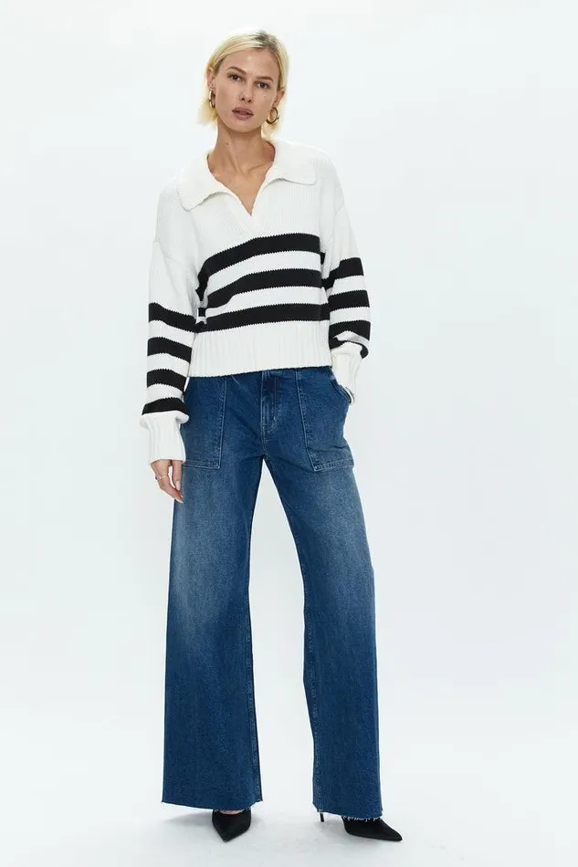 Pistola Denim Denim Women Penny Utility High Rise Wide Leg 8211 Camden Camden