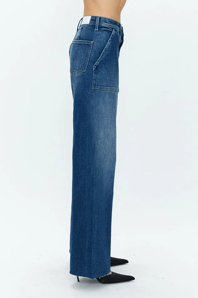 Pistola Denim Denim Women Penny Utility High Rise Wide Leg 8211 Camden Camden