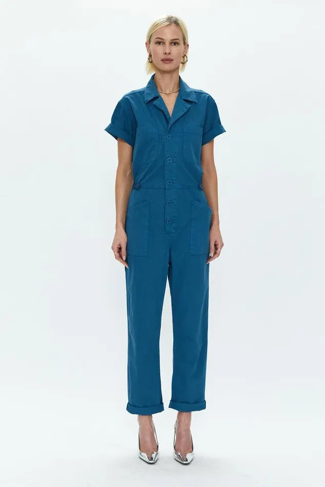 Pistola Denim Jumpsuits and Rompers Women Grover Short Sleeve Field Suit 8211 Atlas Atlas