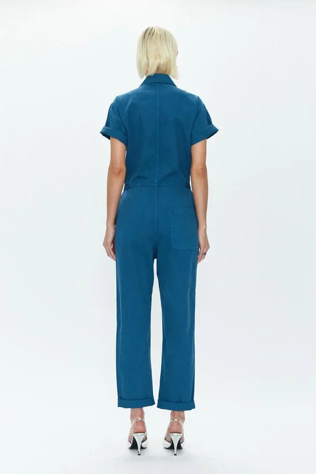 Pistola Denim Jumpsuits and Rompers Women Grover Short Sleeve Field Suit 8211 Atlas Atlas