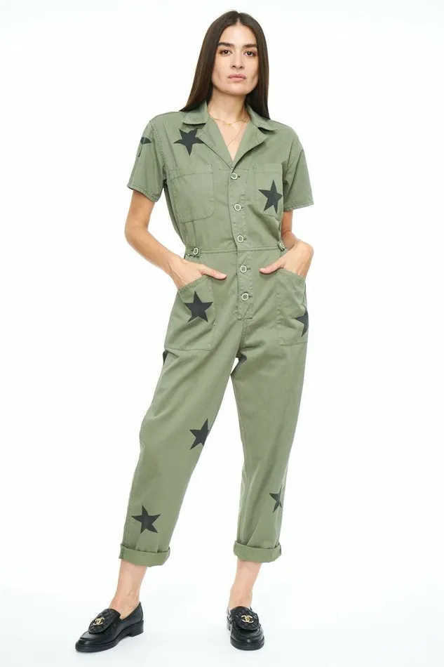 Pistola Denim Jumpsuits and Rompers Women Grover Short Sleeve Field Suit 8211 Royal Honor Royal Honor