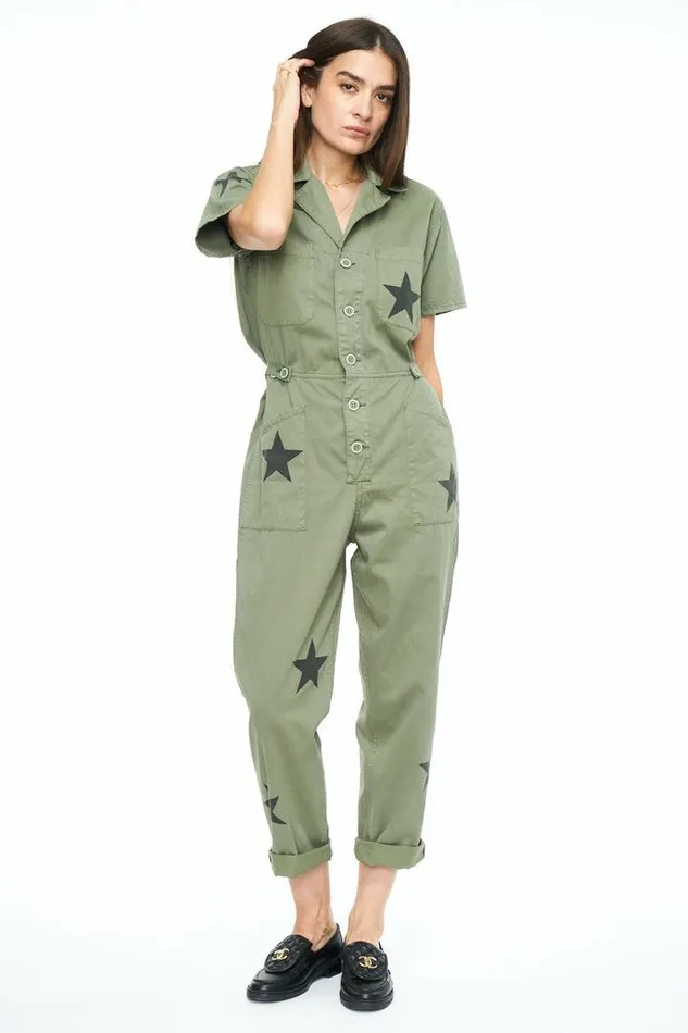Pistola Denim Jumpsuits and Rompers Women Grover Short Sleeve Field Suit 8211 Royal Honor Royal Honor