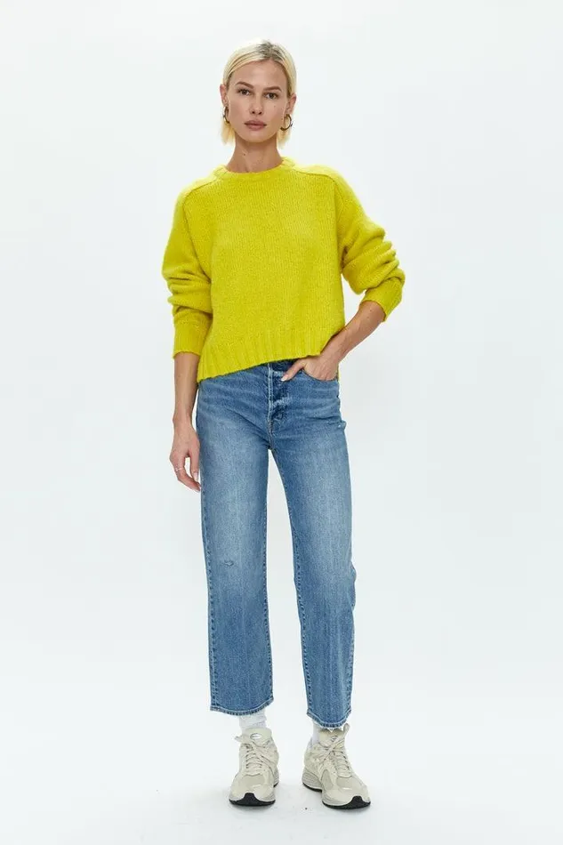 Pistola Denim Sweaters and Knits Women Adina Everyday Sweater 8211 Zest Zest