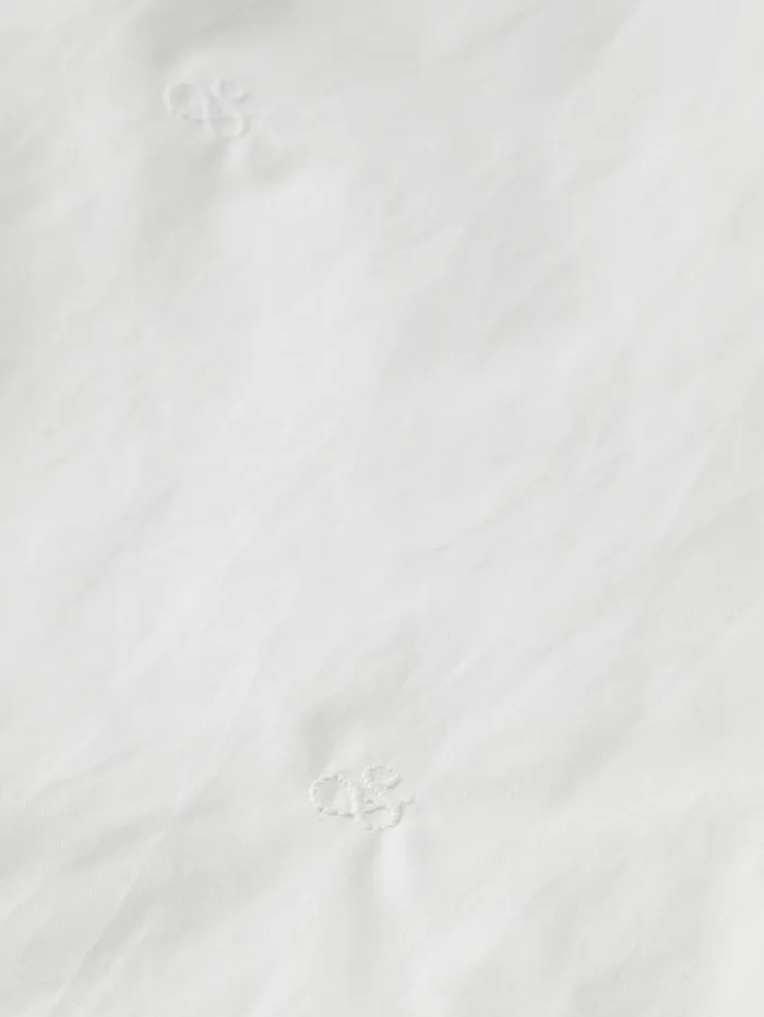 PLACKET RUFFLE SHIRT White Women Scotch and Soda Blouses and Shirts