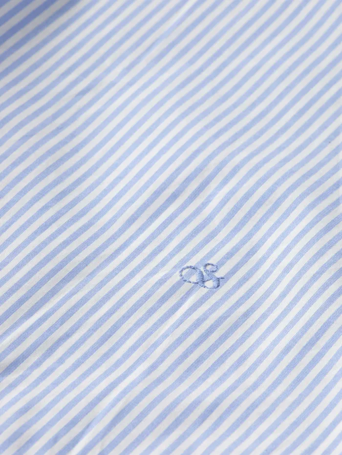 PLACKET RUFFLE SHIRT White Women Scotch and Soda Blouses and Shirts