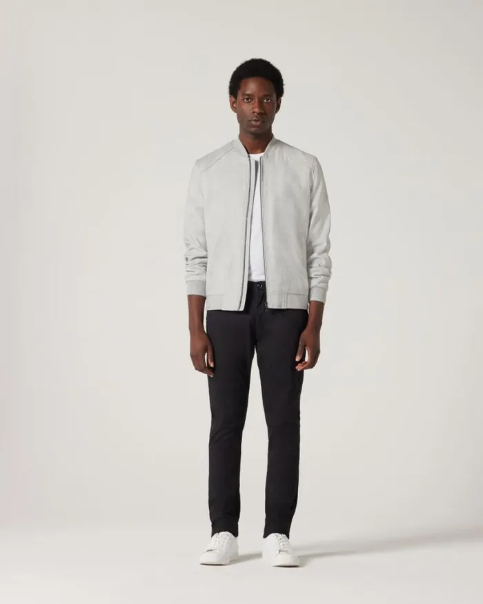 Politix Chinos Men Ultra Slim Stretch Cotton Chino Black