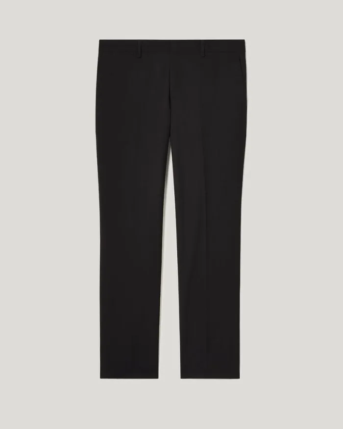 Politix Suit Pants Men Regular Stretch Tailored Pant Black