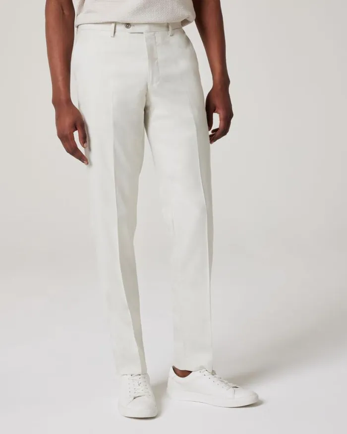 Politix Suit Pants Men Slim Stretch Tailored Pant Stone