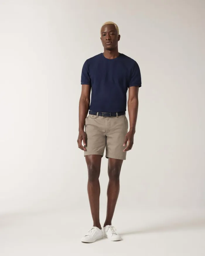 Politix TShirts Men Textured Crew Neck Tee Navy