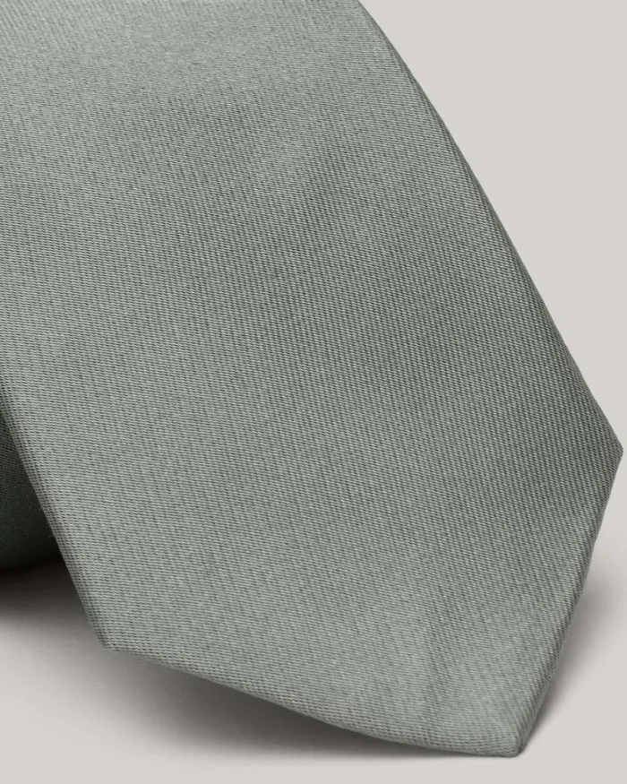 Politix Ties Men Silk Satin Tie Sage