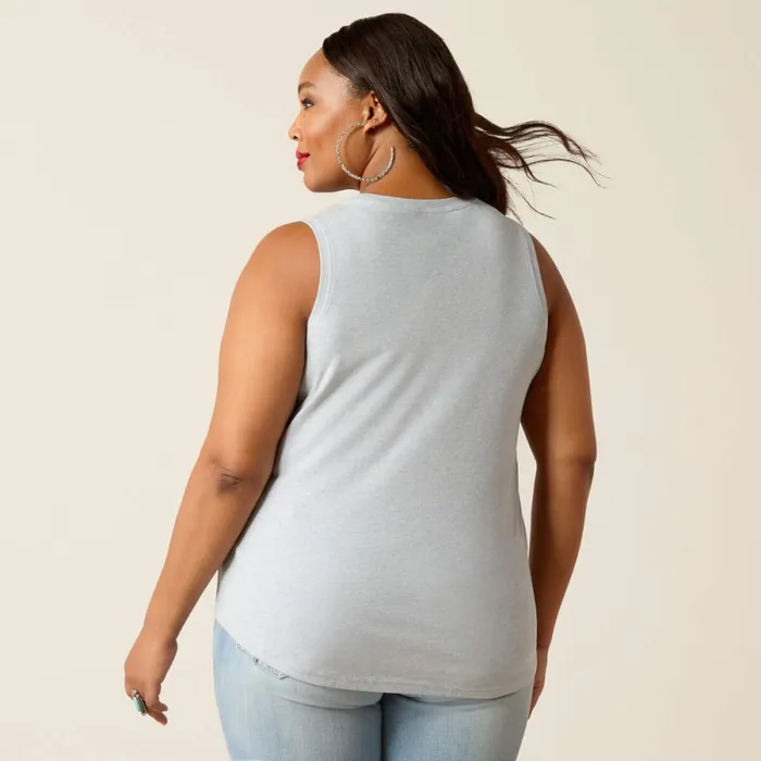 Pride Tank Chambray Blue Women Ariat TShirts and Tops