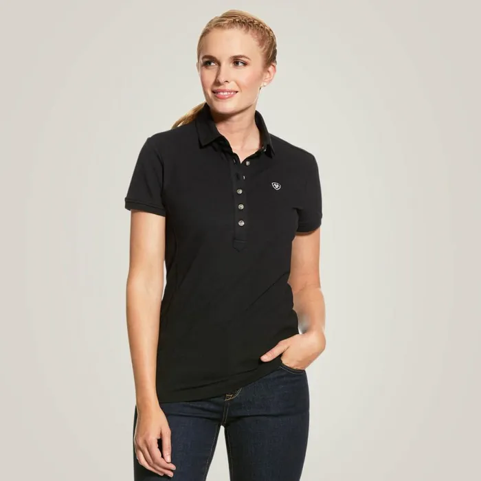 Prix 20 Polo Black Women Ariat TShirts and Tops