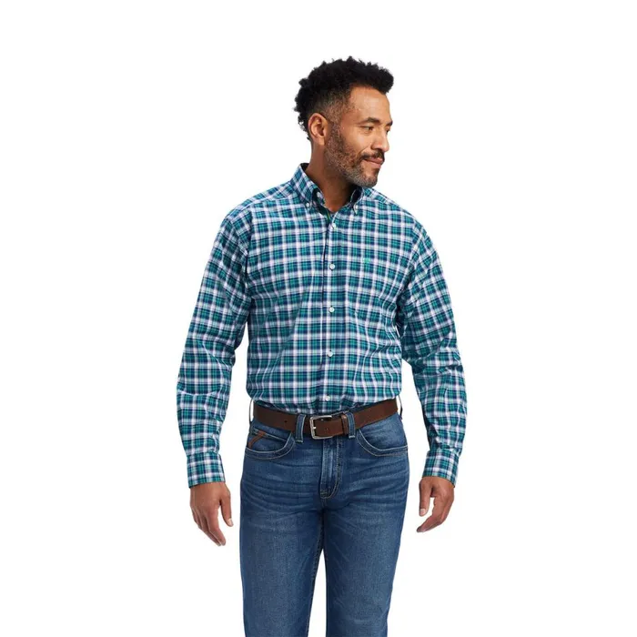 Pro Series Brantleigh Stretch Classic Fit Shirt Jelly Bean Men Ariat Button Down Shirts