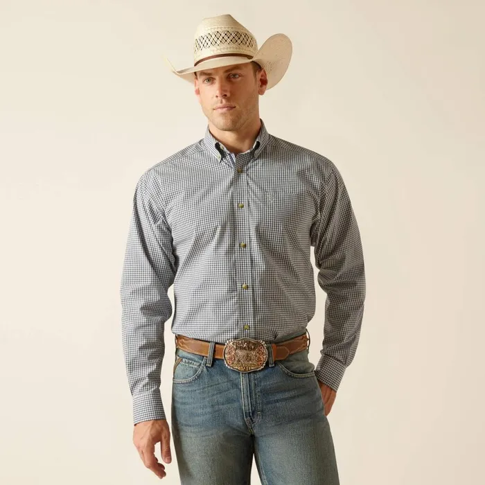 Pro Series Ewan Classic Fit Shirt Aqua Men Ariat Button Down Shirts