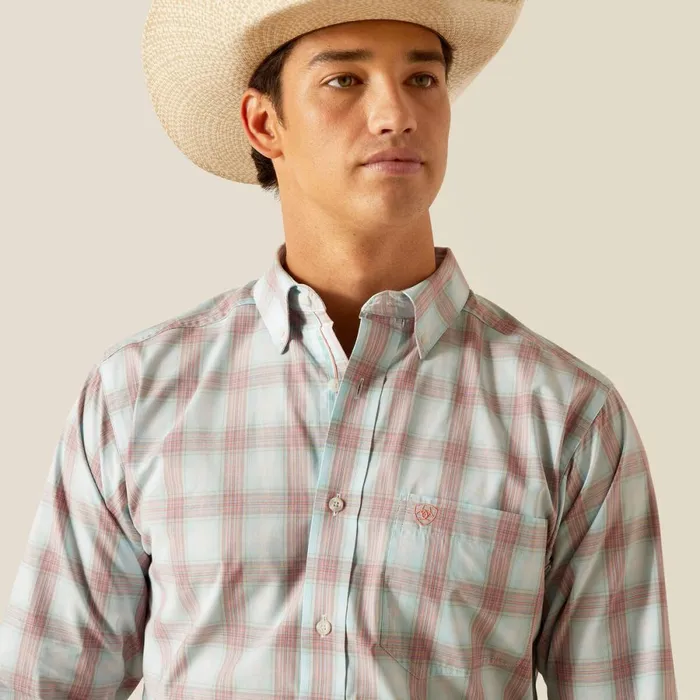 Pro Series King Fitted Shirt Sky Men Ariat Button Down Shirts Pro Series King Fitted Shirt Sky Men Ariat Button Down Shirts