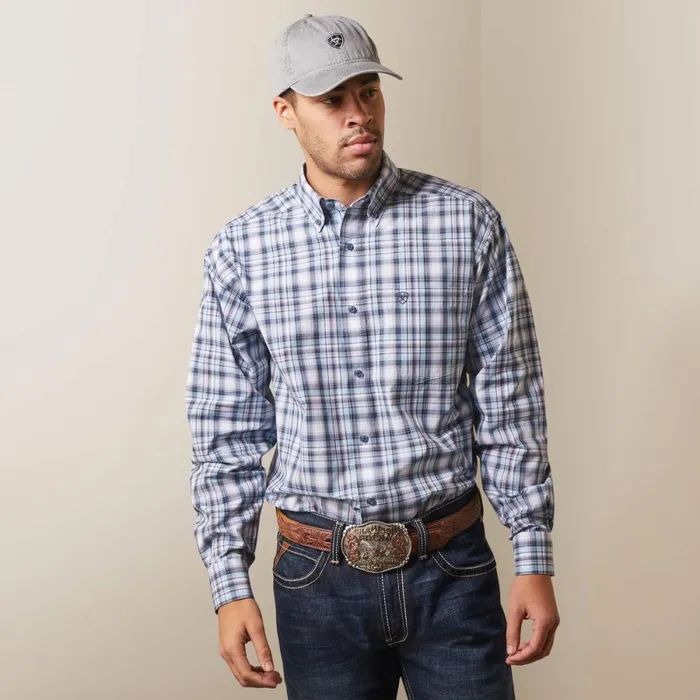 Pro Series Norbert Classic Fit Shirt White Men Ariat Button Down Shirts