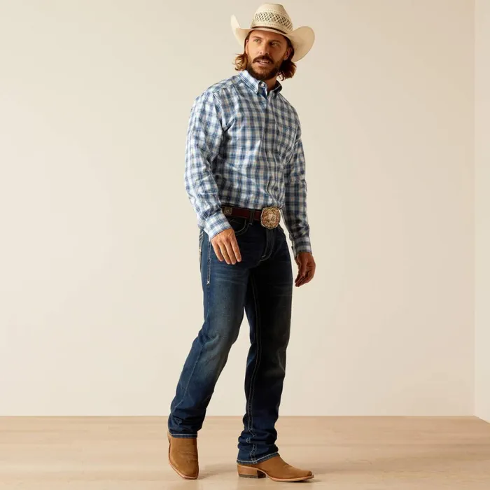 Pro Series Phoenix Classic Fit Shirt Blue Men Ariat Button Down Shirts Pro Series Phoenix Classic Fit Shirt Blue Men Ariat Button Down Shirts