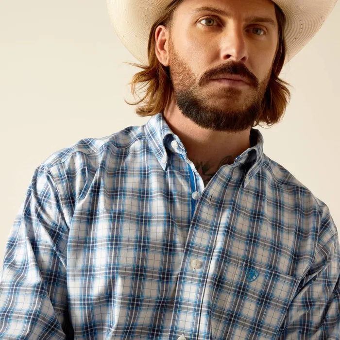 Pro Series Phoenix Classic Fit Shirt Blue Men Ariat Button Down Shirts Pro Series Phoenix Classic Fit Shirt Blue Men Ariat Button Down Shirts