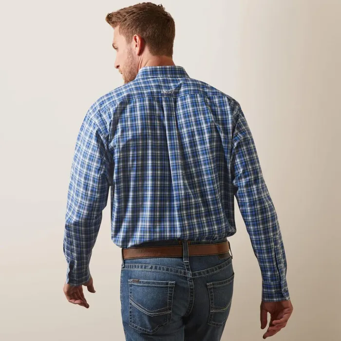 Pro Series Team Samson Classic Fit Shirt Blue Men Ariat Button Down Shirts Pro Series Team Samson Classic Fit Shirt Blue Men Ariat Button Down Shirts