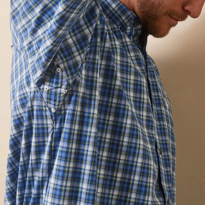 Pro Series Team Samson Classic Fit Shirt Blue Men Ariat Button Down Shirts Pro Series Team Samson Classic Fit Shirt Blue Men Ariat Button Down Shirts