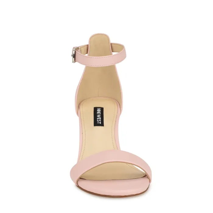Pruce Ankle Strap Block Heel Sandals Light Pink Women Nine West Mid Heels Pruce Ankle Strap Block Heel Sandals Light Pink Women Nine West Mid Heels