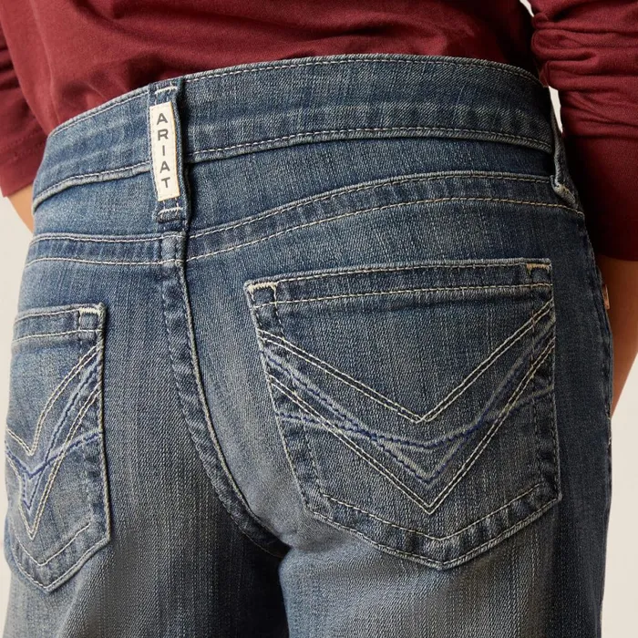 REAL Clover Boot Cut Chill Blue Kids Ariat Jeans REAL Clover Boot Cut Chill Blue Kids Ariat Jeans