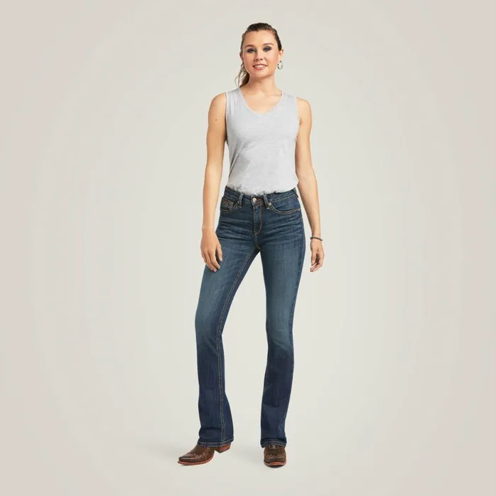 REAL High Rise Fernanda Boot Cut Jean Arkansas Women Ariat Denim REAL High Rise Fernanda Boot Cut Jean Arkansas Women Ariat Denim