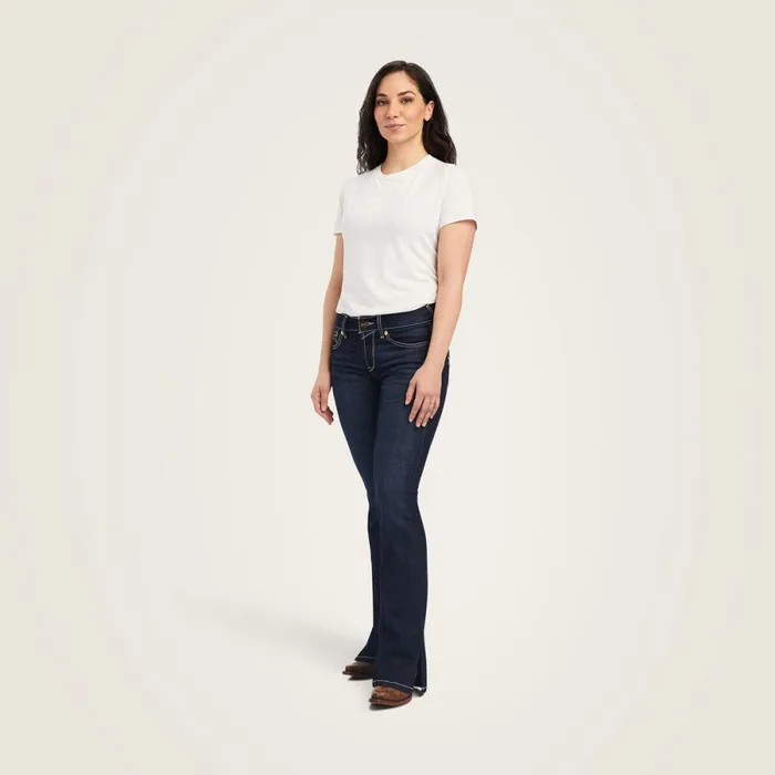 REAL Perfect Rise Arrow Danna Boot Cut Jean Nashville Women Ariat Denim REAL Perfect Rise Arrow Danna Boot Cut Jean Nashville Women Ariat Denim