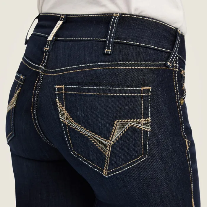 REAL Perfect Rise Arrow Danna Boot Cut Jean Nashville Women Ariat Denim REAL Perfect Rise Arrow Danna Boot Cut Jean Nashville Women Ariat Denim