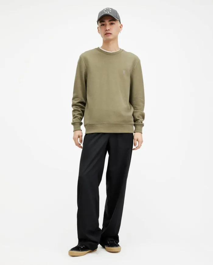 Raven Crew Neck Ramskull Sweatshirt Avo Green Men AllSaints Sweatshirts and Hoodies Raven Crew Neck Ramskull Sweatshirt Avo Green Men AllSaints Sweatshirts and Hoodies