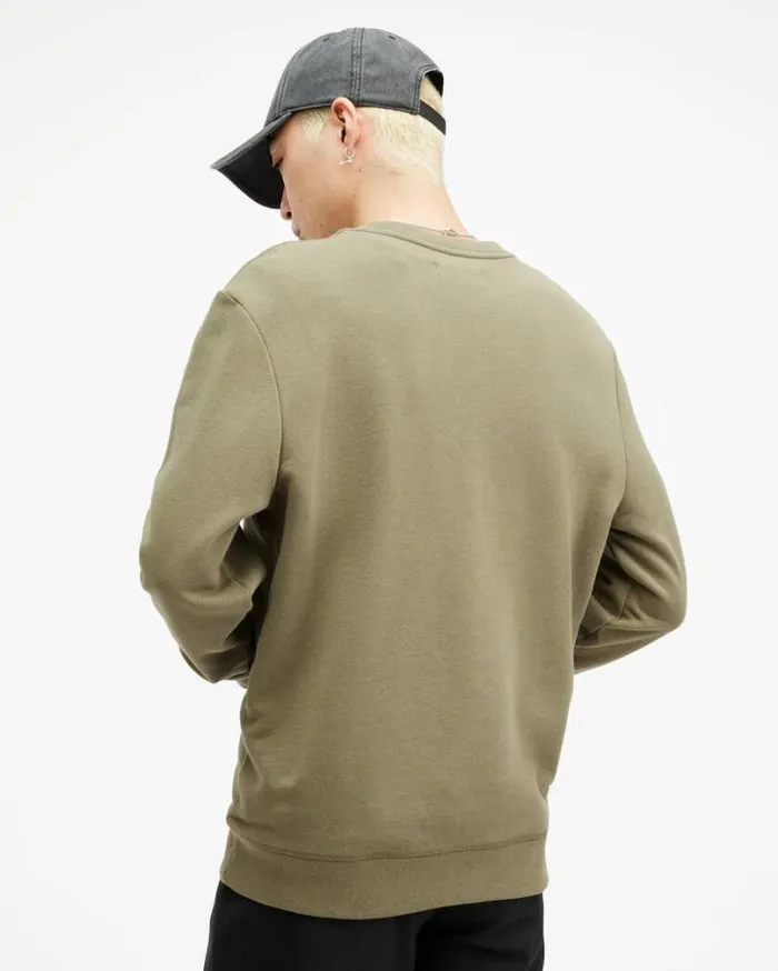 Raven Crew Neck Ramskull Sweatshirt Avo Green Men AllSaints Sweatshirts and Hoodies Raven Crew Neck Ramskull Sweatshirt Avo Green Men AllSaints Sweatshirts and Hoodies