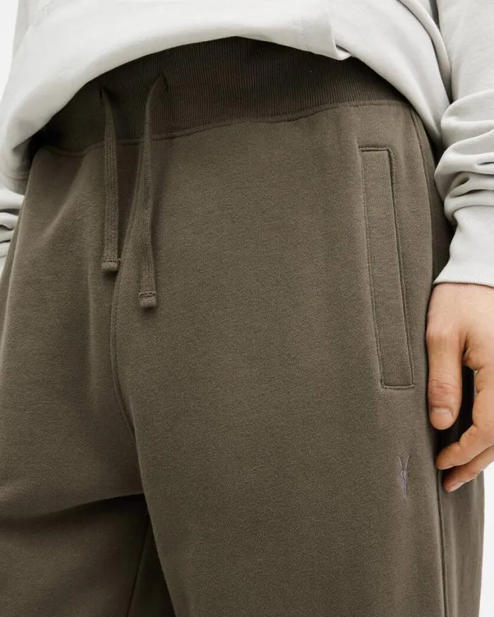 Raven Cuffed Slim Fit Ramskull Sweatpants Ash Khaki Green Men AllSaints Pants Raven Cuffed Slim Fit Ramskull Sweatpants Ash Khaki Green Men AllSaints Pants