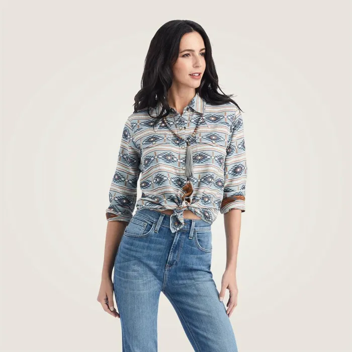 REAL Creekside Shirt Creekside Jacquard Women Ariat TShirts and Tops