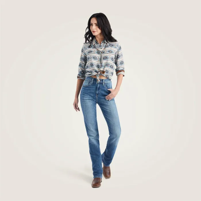 REAL Creekside Shirt Creekside Jacquard Women Ariat TShirts and Tops REAL Creekside Shirt Creekside Jacquard Women Ariat TShirts and Tops
