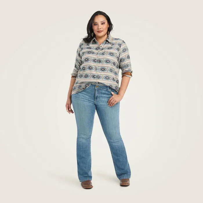 REAL Creekside Shirt Creekside Jacquard Women Ariat TShirts and Tops REAL Creekside Shirt Creekside Jacquard Women Ariat TShirts and Tops