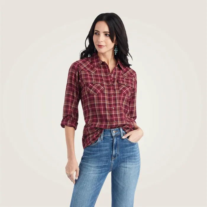 REAL Trail Blaze Shirt Trailblaze Plaid Women Ariat TShirts and Tops
