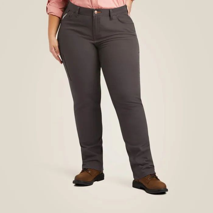Rebar DuraStretch Made Tough Straight Leg Pant Rebar Grey Women Ariat Pants and Shorts Rebar DuraStretch Made Tough Straight Leg Pant Rebar Grey Women Ariat Pants and Shorts