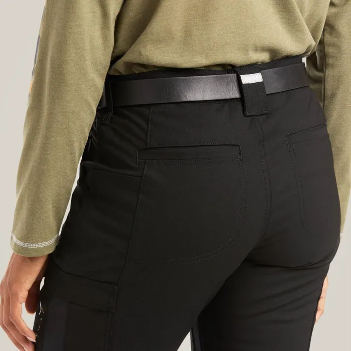 Rebar DuraStretch Ripstop Cargo Straight Leg Pant Black Women Ariat Pants and Shorts Rebar DuraStretch Ripstop Cargo Straight Leg Pant Black Women Ariat Pants and Shorts