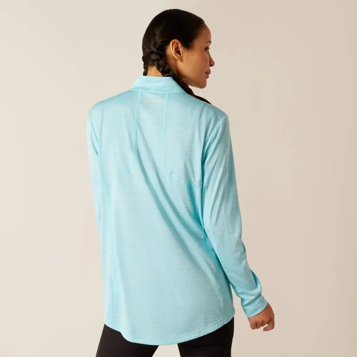 Rebar Evolution 12 Zip Top Arctic Blue Women Ariat TShirts and Tops