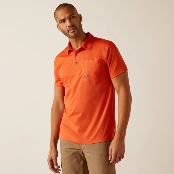 Rebar Foreman Orange Rust Men Ariat TShirts and Polos