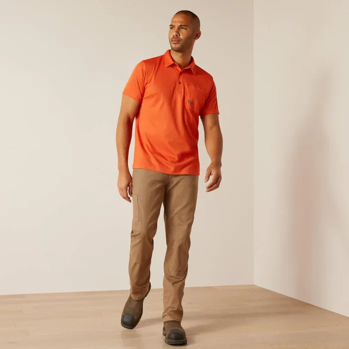 Rebar Foreman Orange Rust Men Ariat TShirts and Polos Rebar Foreman Orange Rust Men Ariat TShirts and Polos